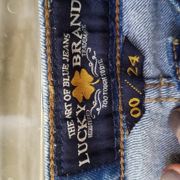 Lucky Brand Sienna Cigarette Jeans 00 24 - Picture 8 of 10